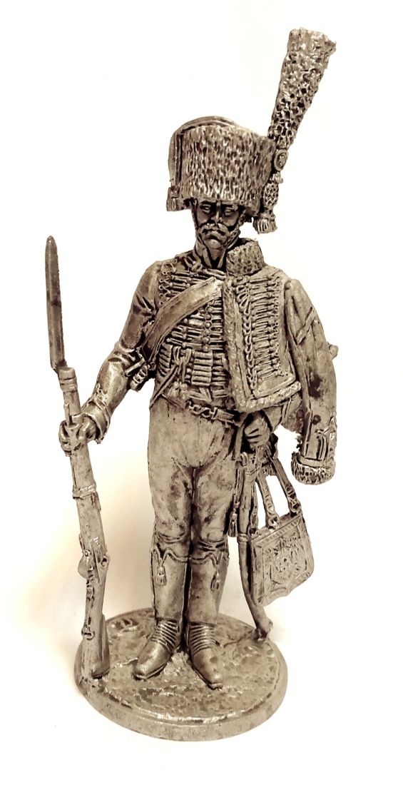 Фигурка Рядовой полка Конных егерей Имп. гвардии. Франция, 1804-15 гг. олово
