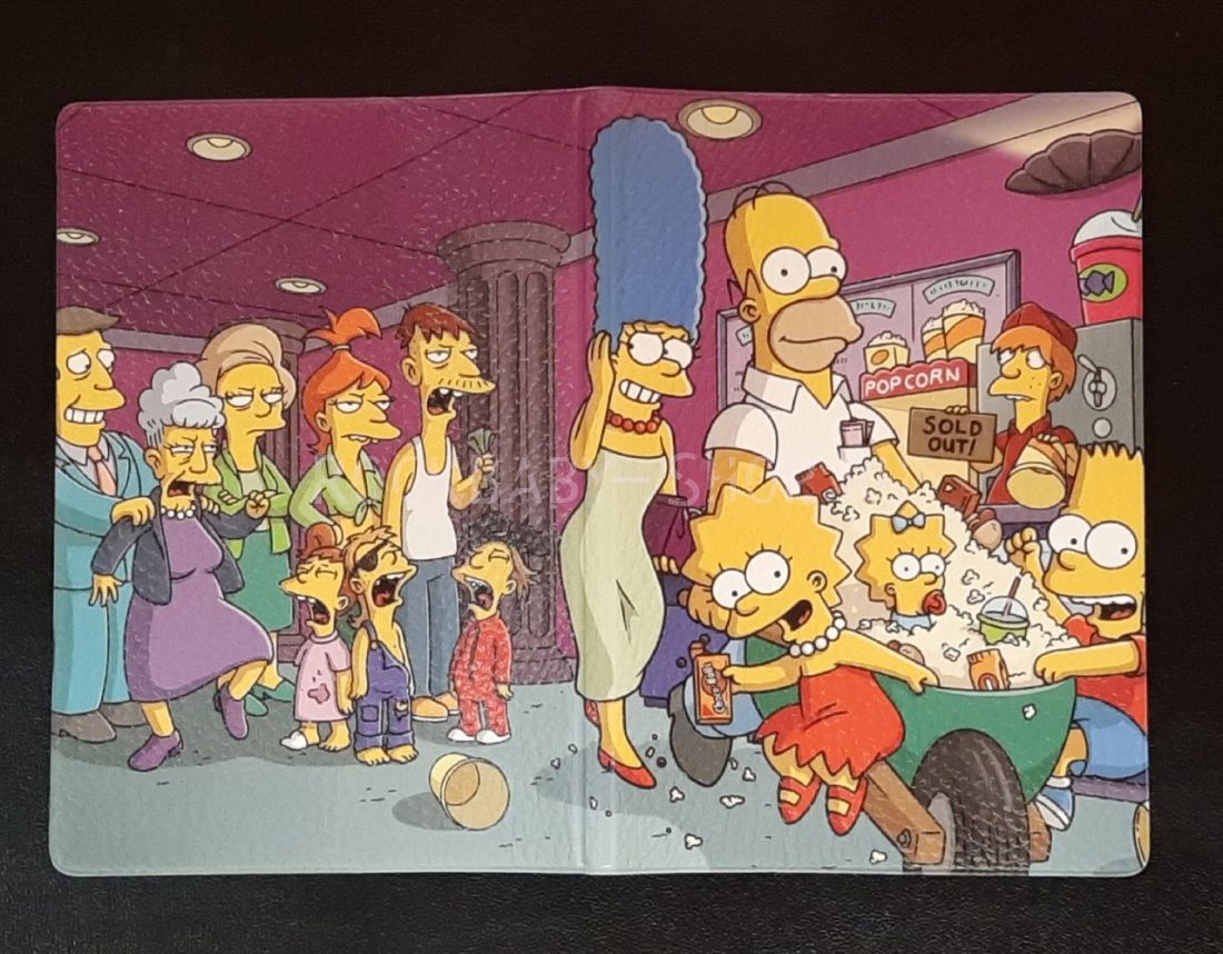 Обложка на паспорт Simpsons