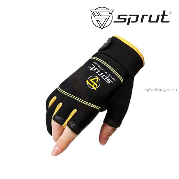Перчатки Sprut Neoprene Spinning Gloves GOLD-OS