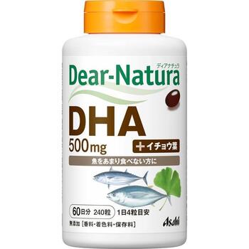 Asahi Dear-Natura DHA+Гинкгобилоба на 60 дней.