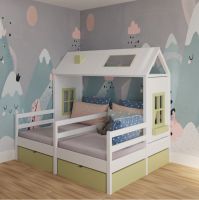Кровать Домик Butterfly №11B (для двоих детей)