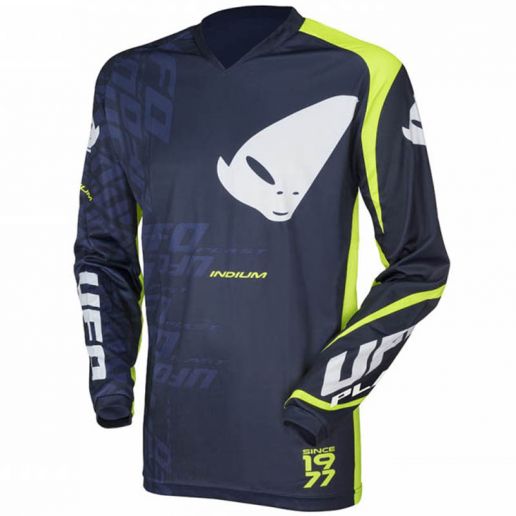 UFO Indium Jersey Blue/Neon Green джерси для мотокросса и эндуро