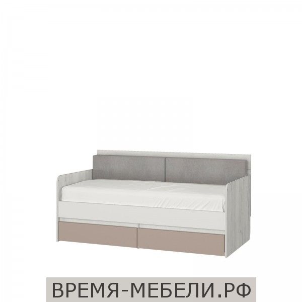 Кровать-тахта № 800.4 + подушки "Зефир"  1600*800