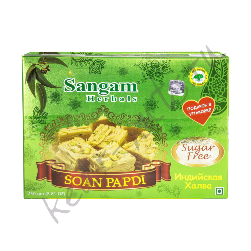 Индийская халва Soan Papdi без сахара (250 гр)