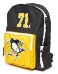 Рюкзак с символикой NHL детский Pittsburgh Penguins №71, черн.-желт. (ТМ ATRIBUTIKA&CLUB)