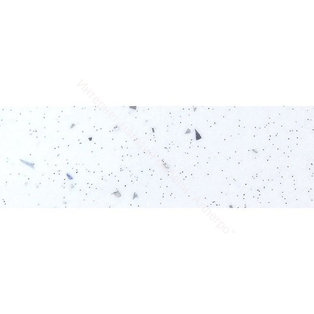 Стеновая панель глянец Ледяная искра белая глянец 3000 мм