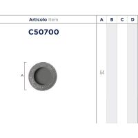 Ручка Enrico Cassina C50700 для раздвижных дверей схема