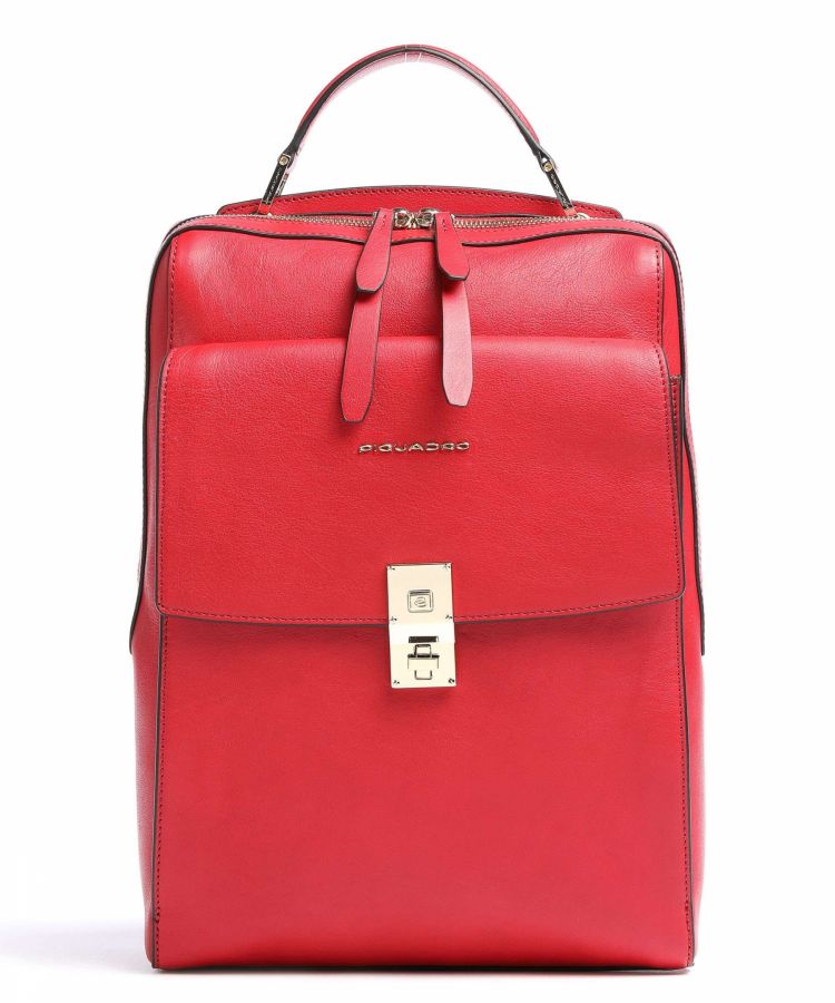 Рюкзак женский кожаный Piquadro CA5437DF/R красный