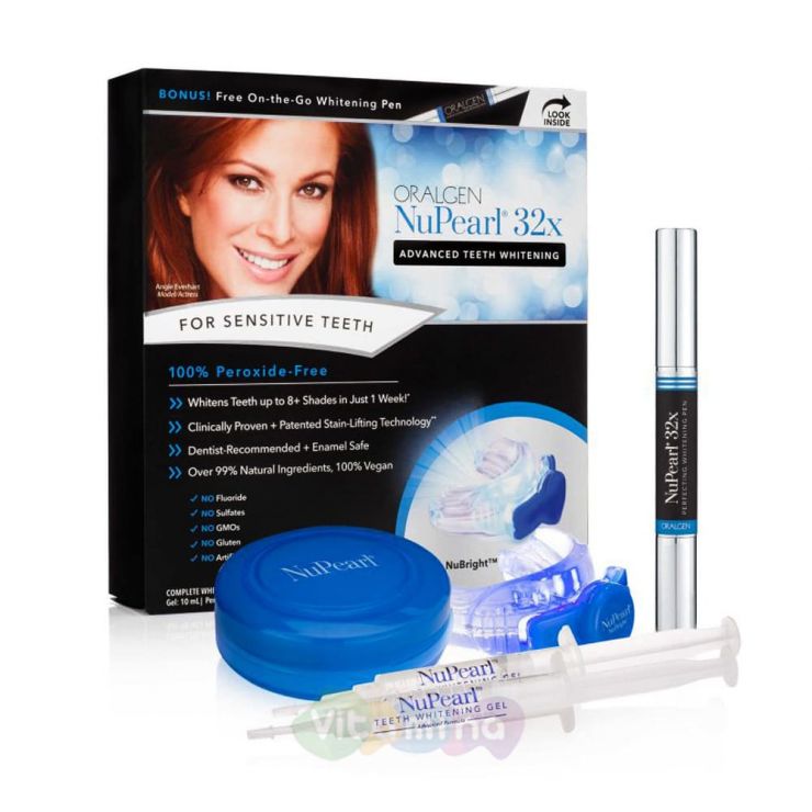 Oralgen Система для отбеливания зубов NuPearl.32x Advanced Teeth Whitening System (100% Peroxide Free)