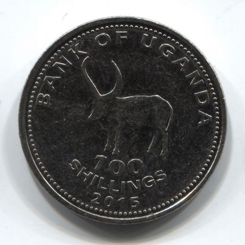 100 шиллингов 2015 Уганда
