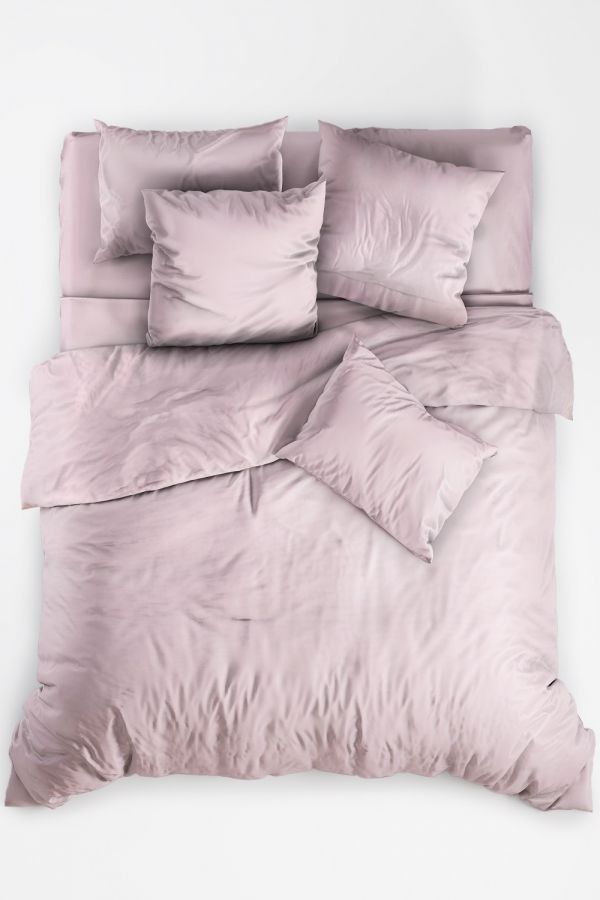Поплин семейный [в ассортименте] Светло-розовый постельное белье