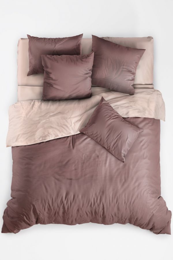 Поплин 2-х спальный [в ассортименте] Шоколадный зефир постельное белье