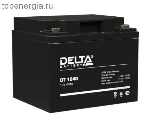 Аккумулятор герметичный VRLA свинцово-кислотный DELTA DT 1240
