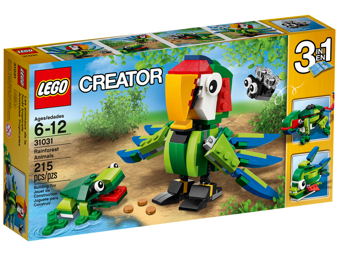31031 Животные джунглей. ЛЕГО 31031 LEGO Creator