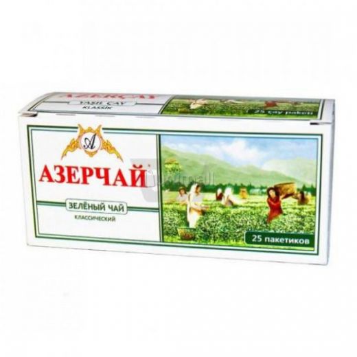 Чай АзерЧай зеленый 25 шт