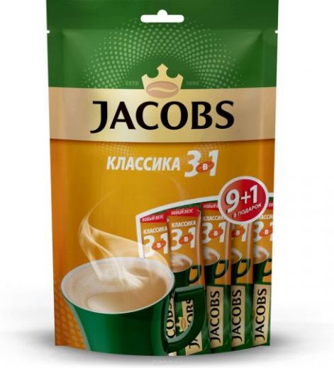 Кофе Jacobs Classic 3/1 20 шт