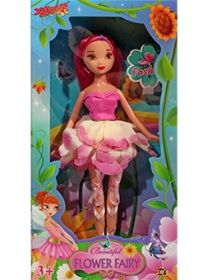 Кукла "Фея" с аксессуарами в цветочном платье, 22.5 см (арт. 1612876)