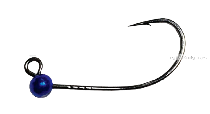 Вольфрамовые джиг-головки OnlySpin MG-3 №8/ 0,4г/ В упаковке: 3шт/ Цвет: синий