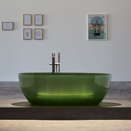 Изображение Цветная отдельностоящая ванна Antonio Lupi Reflex 167х86