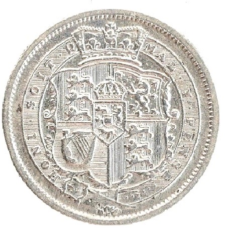 1 шиллинг 1817 Великобритания UNC Георг III