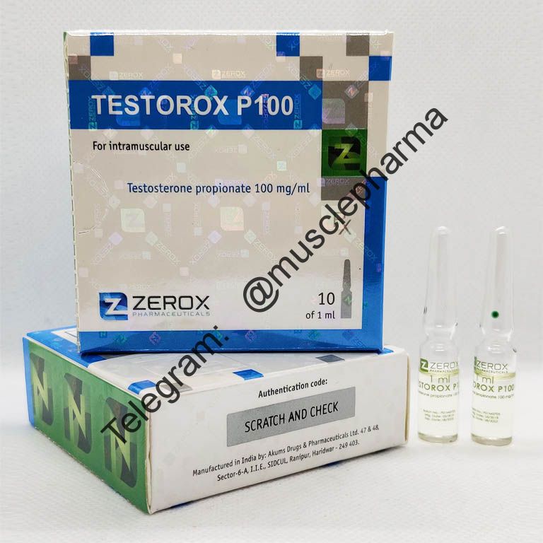 Testorox P100 (ПРОПИОНАТ). ZEROX. 1 амп * 1 мл.