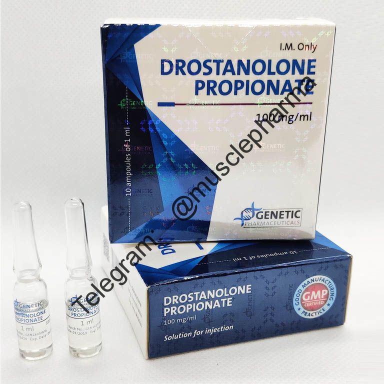 Drostanolone Propionate (МАСТЕРОН). Genetic. 1 амп * 1 мл.