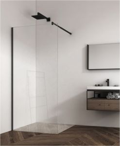 Душевая перегородка Oporto Shower 801B  100x190 см стекло прозрачное