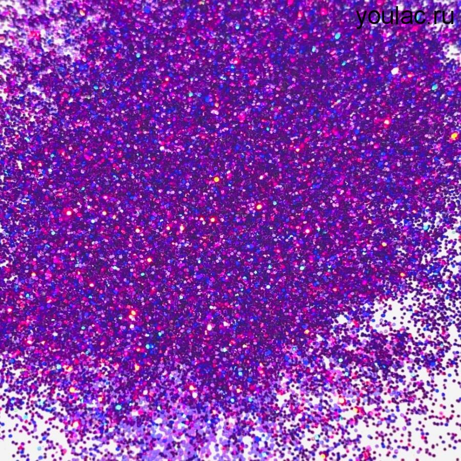 Блеск светоотражающий фиолетовый голографик