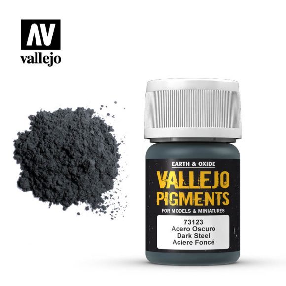 Пигмент Vallejo - Dark Steel (73.123)