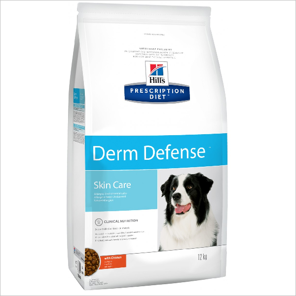 Сухой корм для собак Hills Diet Derm Defence диета для защиты и восстановления кожи