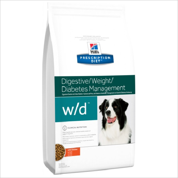 Сухой корм для собак Hills Diet W/D диета для при избыточном весе