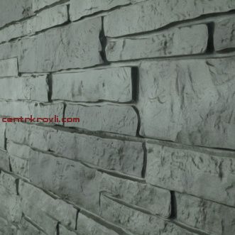 Фасадная панель Nailite "Stacked Stone  Серый сланец / Granite Grey