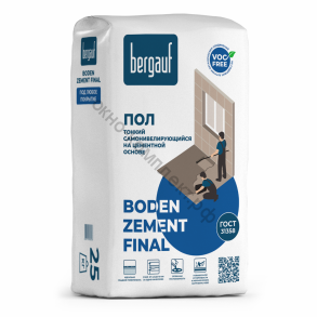 Bergauf Boden Zement Final - самонивелирующийся пол на цементной основе, 25 кг, шт код:011927