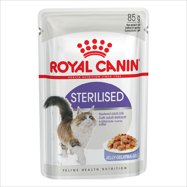 Влажный корм для стерилизованных кошек Royal Canin Sterilised кусочки в желе