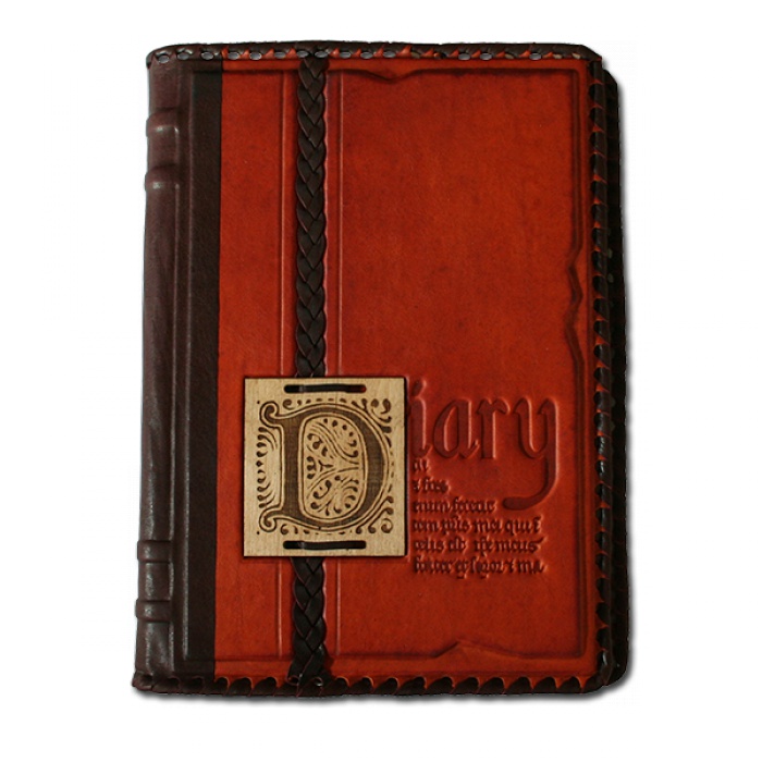 Кожаный ежедневник в стиле 19 века, модель 36