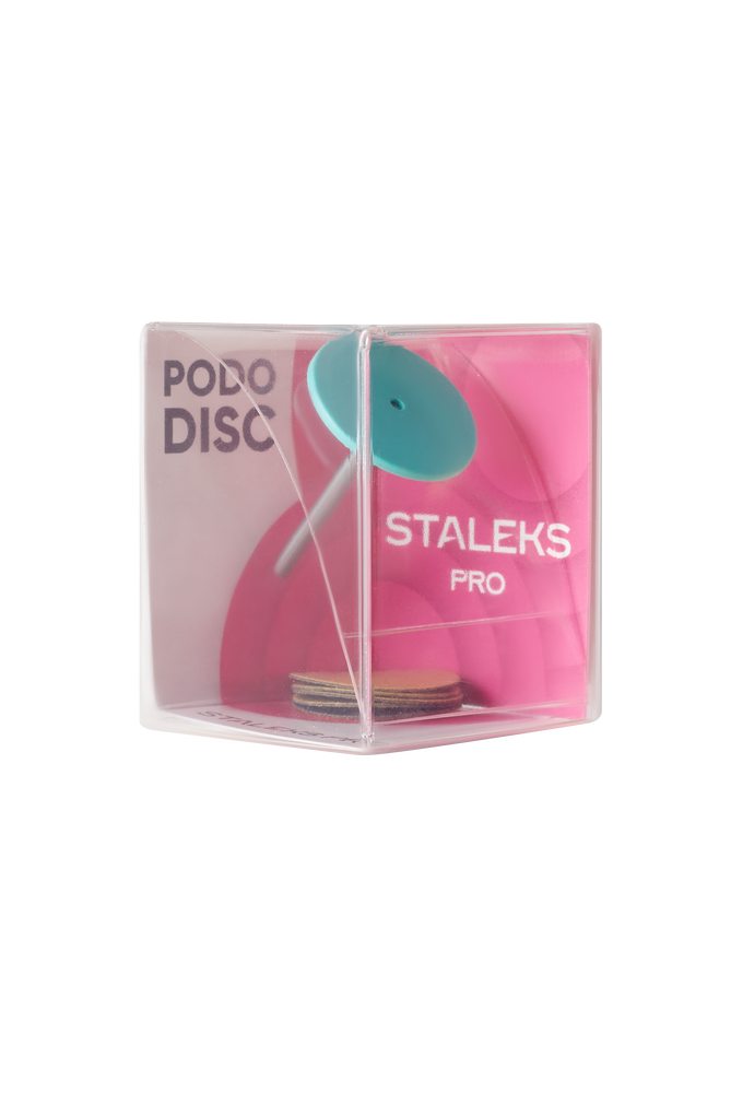 Пододиск пластиковый PODODISC Staleks Pro M в комплекте с сменным файлом 180 грит 5 шт (20 мм) (Арт. PPDset-20)