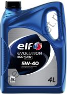 Масло моторное синтетическое ELF EVOLUTION 900 SXR 5W40 4L