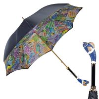 Зонт-трость Pasotti Blu Nemo Lux