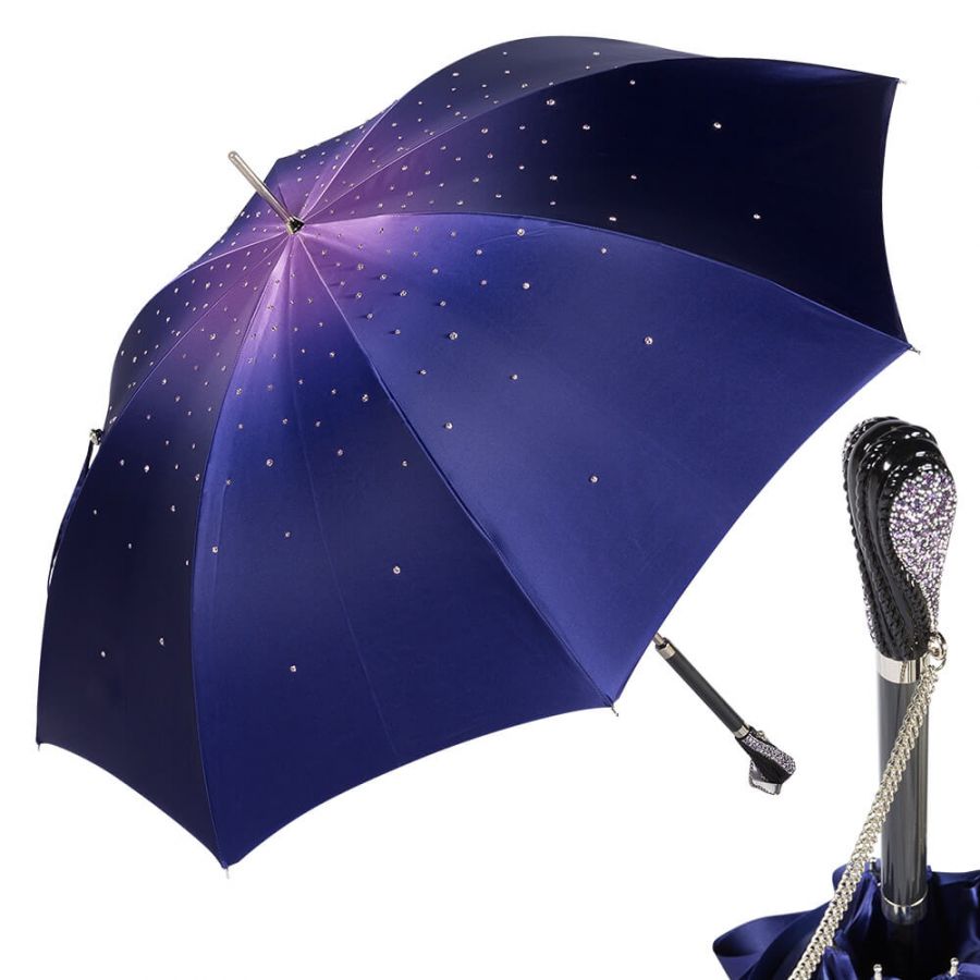Зонт-трость Pasotti Swarovski Viola