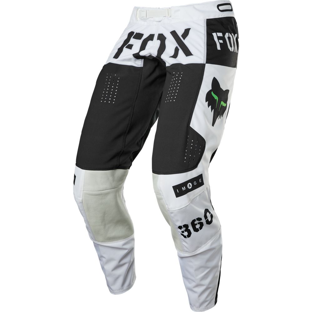 Fox 360 Nobyl Black/White (2022) штаны для мотокросса