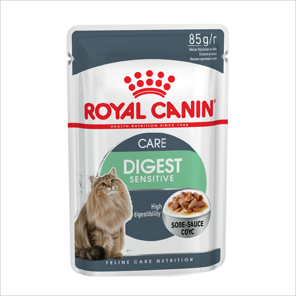 Влажный корм для кошек Royal Canin Digest Sensitive при чувствительном пищеварении кусочки в соусе