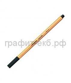Ручка капиллярная Stabilo 88/46 черная