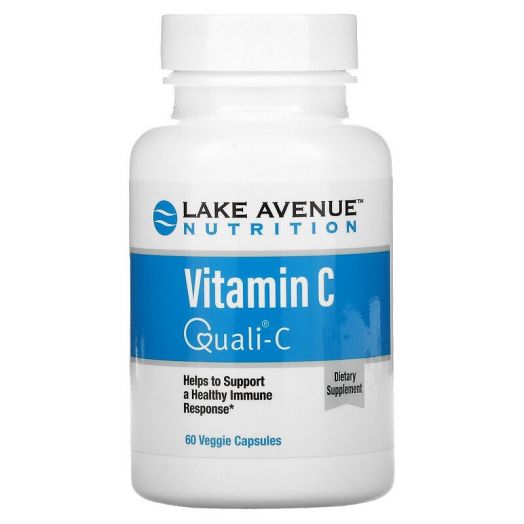 Lake Avenue Nutrition, витамин C, с Quali-C, 1000 мг, 60 растительных капсул