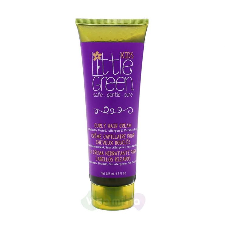 LITTLE GREEN KIDS Крем  несмываемый для кудрявых волос Curly Hair Cream, 125 мл