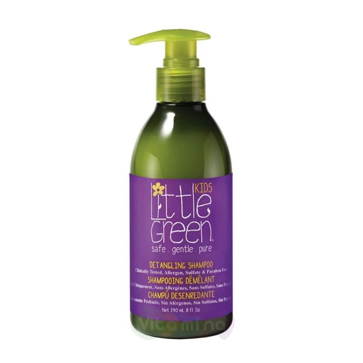 LITTLE GREEN KIDS Шампунь для облегчения расчесывания и распутывания волос Detangling Shampoo, 240 мл
