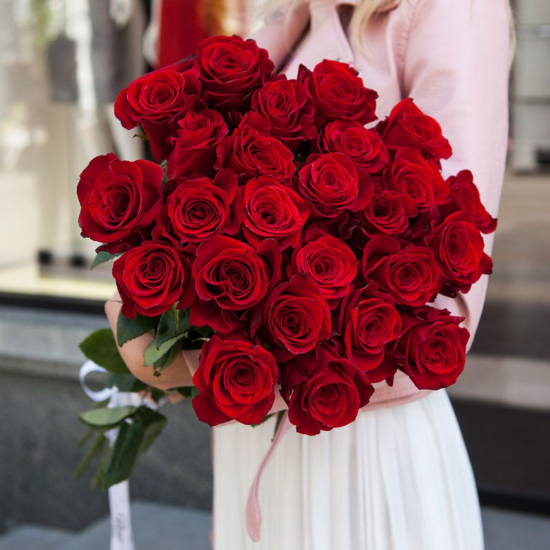 Розы красные 60 см (от 15шт.)