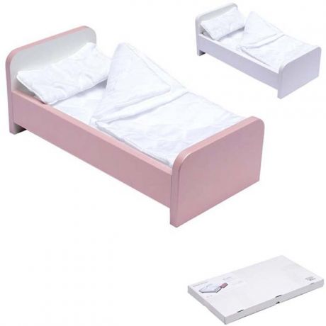 Кроватка для куклы 430*230*180 цвет в ассортименте КДП-16