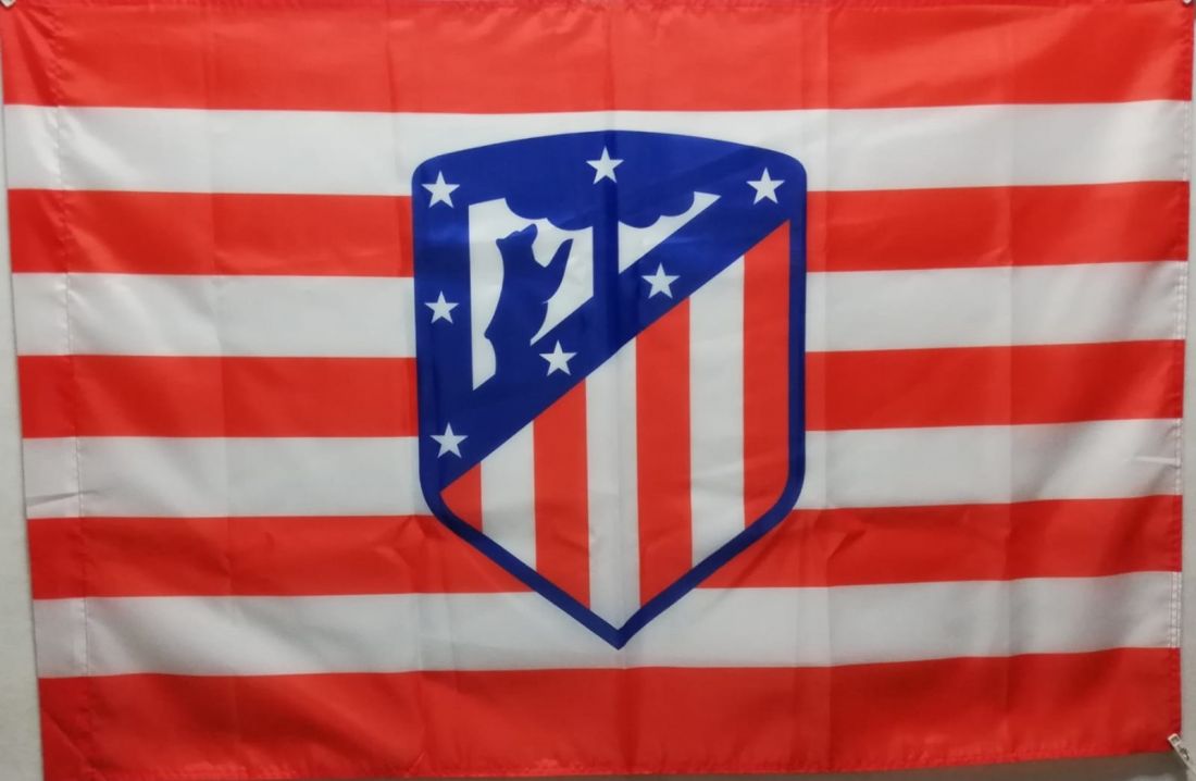 Флаг ФК Атлетико Мадрид 135х90см