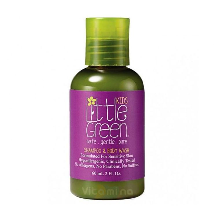 LITTLE GREEN KIDS Шампунь и гель для тела Shampoo & Body Wash. БЕЗ СЛЕЗ