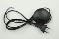 Сетевой шнур с вилкой и выключателем (напольный) UCX-C20/02A-170 BLACK 2А 500Вт 1,7м черный ТМ Uniel